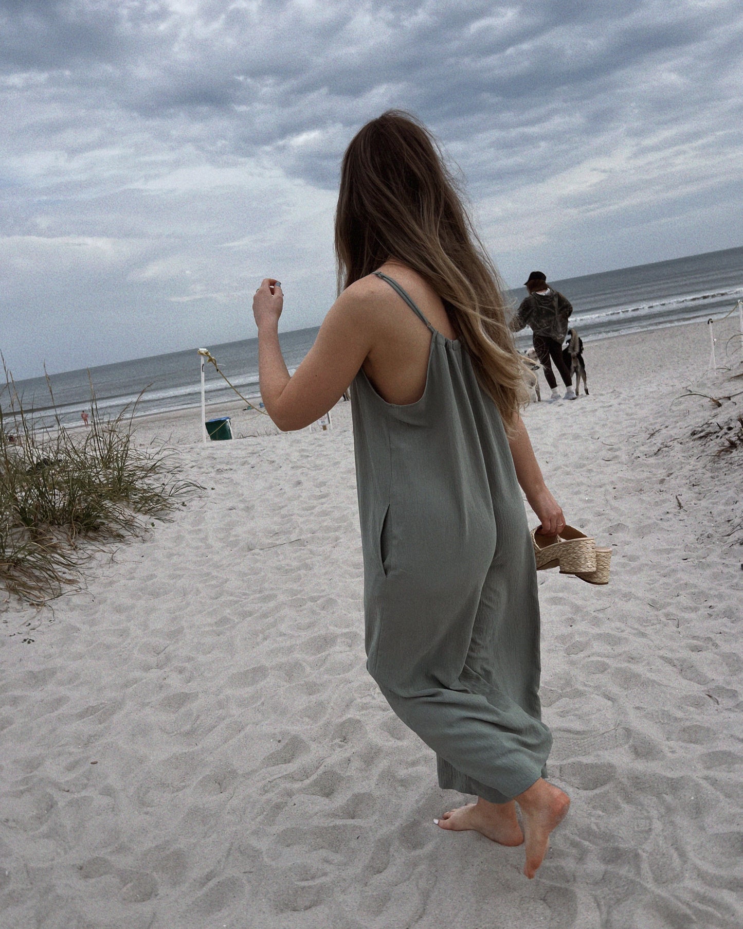 Sage Breeze Jumpsuit