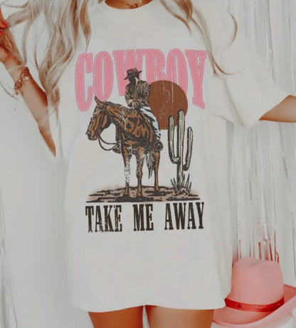 Pink Cowboy Graphic