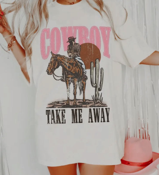Pink Cowboy Graphic
