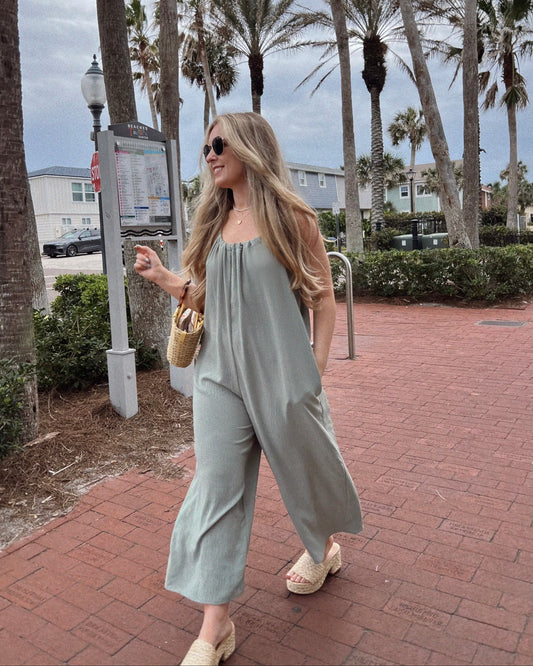 Sage Breeze Jumpsuit